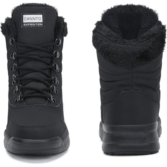 Dannto Womens Lace-Up Waterproof Winter Snow Hiking Boots Size 40 (9/9.5) - Picture 7 of 11